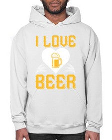 i love beer 1135# - beer- Hoodie