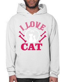 i love cat Style 56# - cats- Hoodie