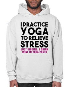 i practice yoga 297# - yoga- Hoodie