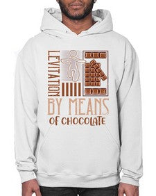levitation by means of chocolate 307# - chocolate- Hoodie