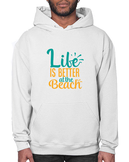 life is better at the beach Style 91# - summer- Hoodie