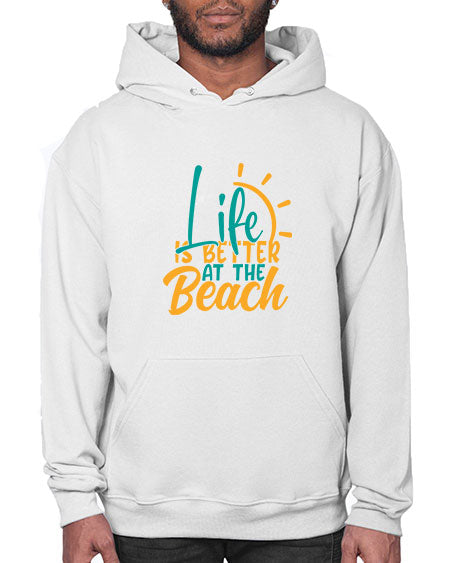 life is better at the beach Style 92# - summer- Hoodie