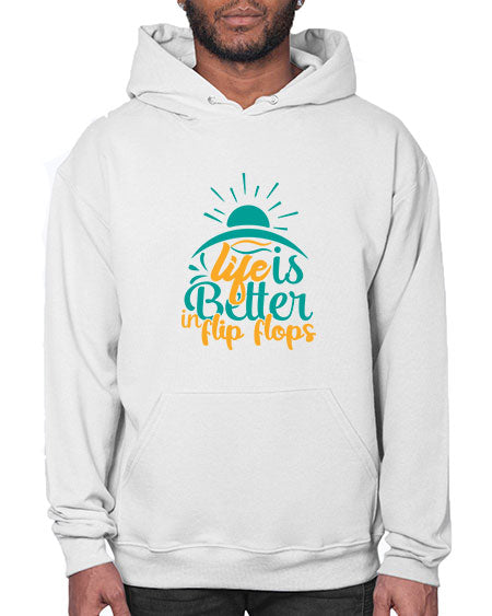 life is better in flip flops Style 89# - summer- Hoodie