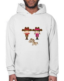 little cowboys 736# - western- Hoodie