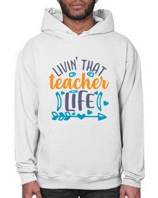 livin that teacher 1062# - teacher- Hoodie