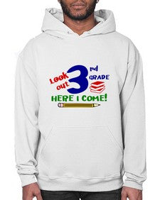 look out third grade 510# - third grade- Hoodie