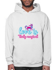love is truly magical 271# - unicorn- Hoodie