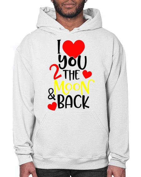 lovemoonback 3# - moon- Hoodie