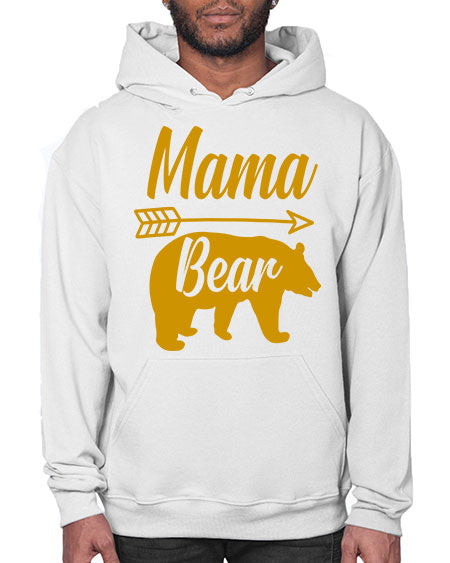 mama bear 185# - bears - animals- Hoodie