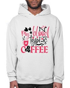 my blood type is coffee Style Style 1099# - nurse- Hoodie