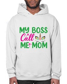 my boss call me mom 311# - unicorn- Hoodie
