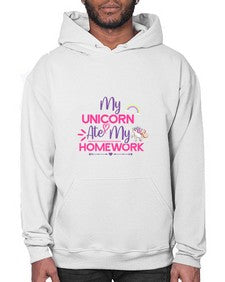 my unicorn ate my homework 322# - unicorn- Hoodie