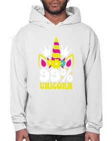 ninety nine percent unicorn 362# - unicorn- Hoodie