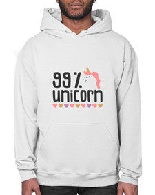 ninety nine percents unicorn 6879# - unicorn- Hoodie