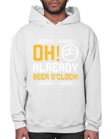 oh already beer oclock 1454# - beer- Hoodie