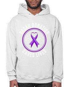 organ donation saves lives 203# - alzheimers- Hoodie