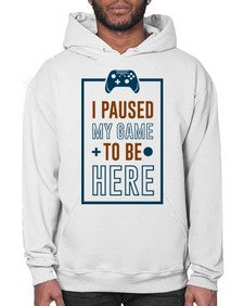 paused my game to hire 144# - video games- Hoodie