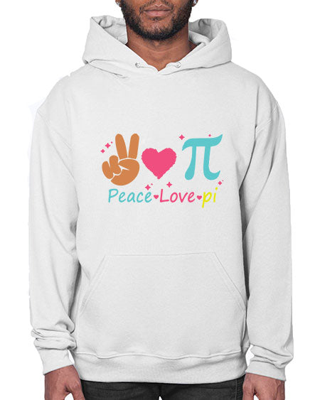 peace love pi 30# - pi- Hoodie