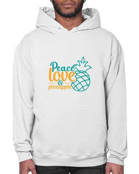 peace love pineapple Style 82# - summer- Hoodie
