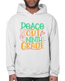 peace out nineth grade 637# - nineth grade- Hoodie