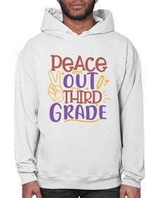 peace out third grade 645# - third grade- Hoodie