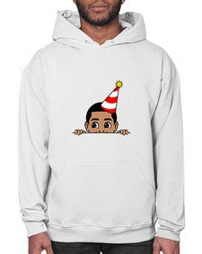 peekaboo afro birthday boy 21# - black boys or men- Hoodie
