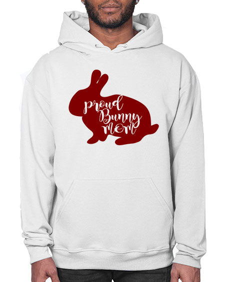 proud bunny mom - rabbit- Hoodie