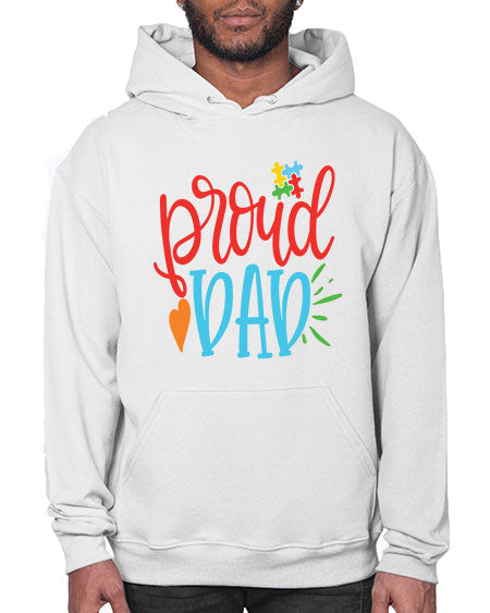 proud dad Style 36# - autism- Hoodie