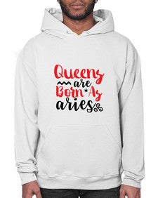 queens Are Born As Aries 384# - aries- Hoodie