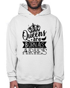 queens are born as Aries 389# - aries- Hoodie