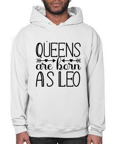 queens are born as Leo 394# - leo- Hoodie