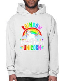 rainbow please im a unicorn 364# - unicorn- Hoodie