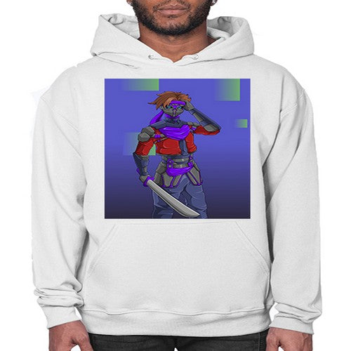 robber bring knife156# - anime- Hoodie