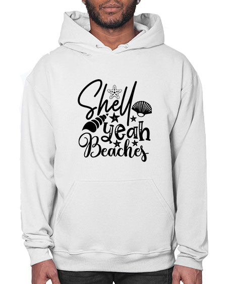 shell yeah beaches Style 75# - summer- Hoodie