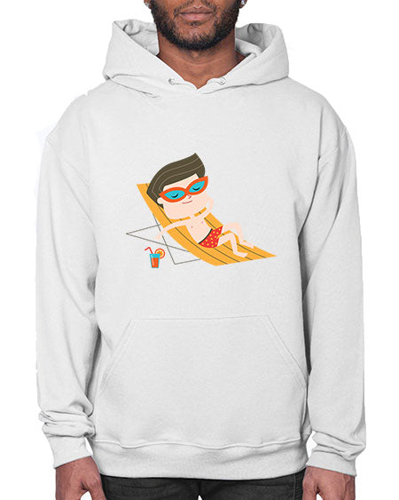 summer characters 62# - summer- Hoodie