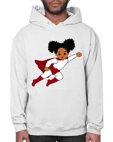 super kids girl 6# - black girls or women- Hoodie
