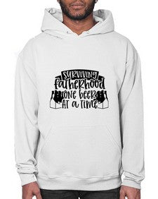 surviving fatherhood one beer at a time 1594# - beer- Hoodie