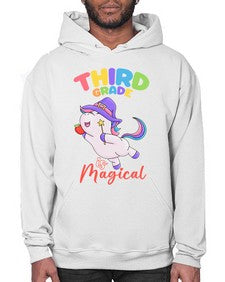 third Grade is Magical Unicorn 962# - third grade- Hoodie