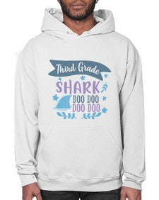 third grade shark doo doo doo doo 972# - third grade- Hoodie