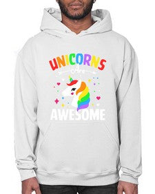 unicorns are awesome 520# - unicorn- Hoodie