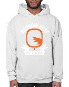 window seat please  51# - airplane- Hoodie