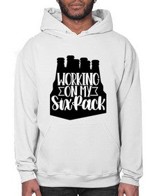 working on my six pack 1789# - beer- Hoodie