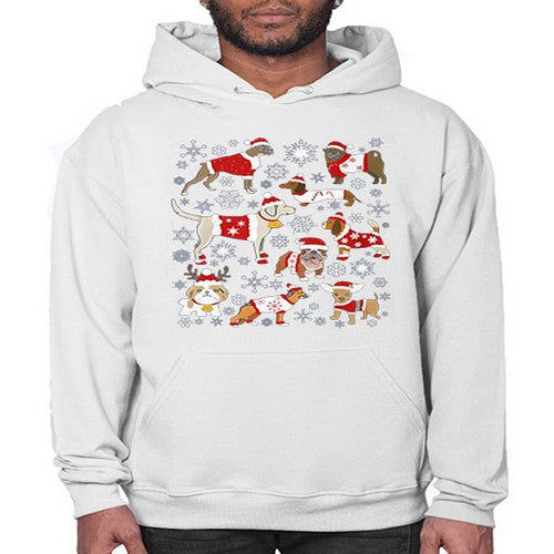 x mas dogs shirt 248# - dogs- Hoodie