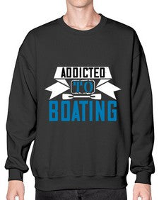 Addicted to Boating 1# - boats- Sweatshirt - Crew