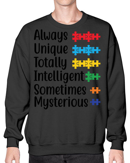 Always Unique Style 42# - autism- Sweatshirt - Crew