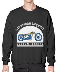 American legend 5# - motorcycle- Sweatshirt - Crew