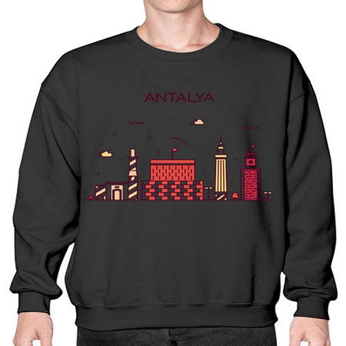 Antalya 335# - cities- Sweatshirt - Crew