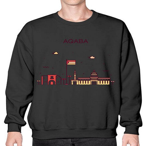 Aqaba 339# - cities- Sweatshirt - Crew