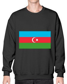 Azerbaijan 385# - world flags- Sweatshirt - Crew