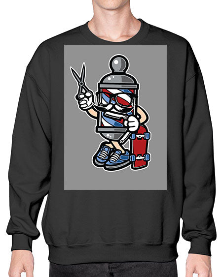 Barber Skater589# - barber- Sweatshirt - Crew